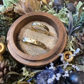 【鎌倉彫金工房の口コミ】 デザインは3種類から決められて、周りの方は丸いフォルムのシンプルが人気…