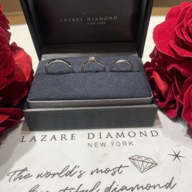 【ラザール ダイヤモンド(LAZARE DIAMOND)の口コミ】 とにかくダイヤモンドが綺麗です！3大カッターズブランドと言っている意味…