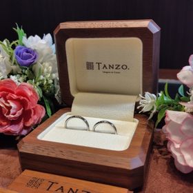 【TANZO.(鍛造指輪)の口コミ】 自分達のオリジナルデザインを考えてもらいました！世界で2人だけの指輪と…