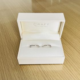 【CRAFY(クラフィ)の口コミ】 自分たちで好きなデザインに出来るので、2人の好みに合わせられて愛着も湧…