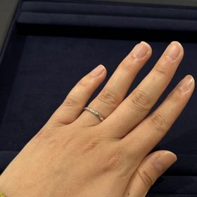 【FISCHER(フィッシャー)の口コミ】 気に入ったもののデザインはストレートタイプでダイヤ5石のタイプです。つ…