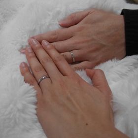 【エクセルコダイヤモンド(EXELCO DIAMOND)の口コミ】 飽きの来ないミル打ちのものにしました！アンティークでカジュアルな雰囲…