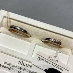 【ケイウノ ブライダル(K.UNO BRIDAL)の口コミ】 オシャレでデザイン性があるく、若い人向けだと感じた。刻印のオーダーを…