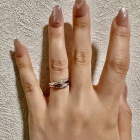 【ケイウノ ブライダル(K.UNO BRIDAL)の口コミ】 オーダーメイドで作ってもらい、内側にあるリボンで、2人のそれぞれのイニ…