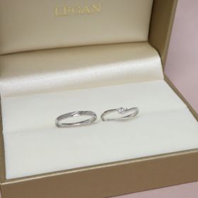 【LEGAN(レガン)の口コミ】 指の形や細さからVラインやウェーブのデザインが似合うとアドバイスいただ…