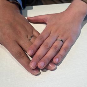 【atelier CraM(アトリエ クラム)の口コミ】 アシンメトリーで付けた心地も「あれっ、指輪してる？」という感じがとっ…