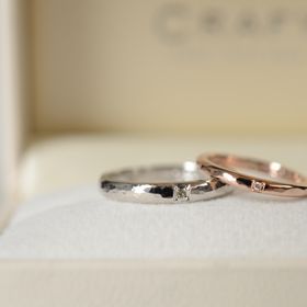 【CRAFY(クラフィ)の口コミ】 世界で一つだけの指輪ということで、担当の方と話し合いながら好きな形に…