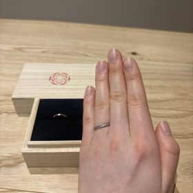 【出雲結(いずもゆい)の口コミ】 風結のデザインで、ホーニングにしました。新郎と同じブランド内で希望す…