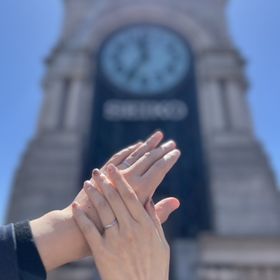 【和光ブライダルブティックギンザの口コミ】 シンプルで飽きないデザインが良いと思いました。画像で見るのと実際に見…