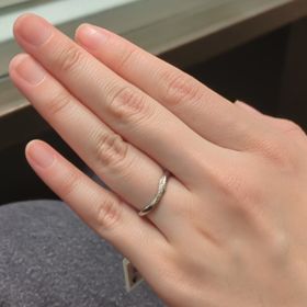 【アイプリモ(I-PRIMO)の口コミ】 パーソナルハンド診断でおすすめいただいた指輪です。ウェーブデザインで…