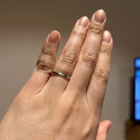 【BRILLIANCE+(ブリリアンスプラス)の口コミ】 ヘアーラインという少しくすみがかった指輪が可愛いかったです。他の店舗…