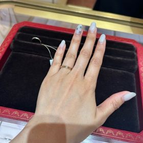 【カルティエ(Cartier)の口コミ】 カルティエのルイカルティエヴァンドームリングを試着いたしました。ホワ…