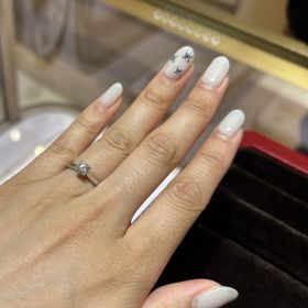 【カルティエ(Cartier)の口コミ】 カルティエの定番ブランド「ソリテール1895」を試着しました。一粒ダイヤ…