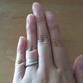 【ティファニー(Tiffany & Co.)の口コミ】 結婚指輪は普段からずっとはめるので、水仕事等に支障がでないプラチナを…