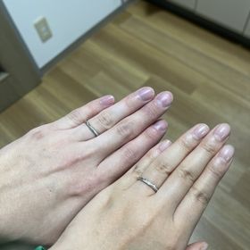 【銀座ダイヤモンドシライシの口コミ】 ずっとつけてたい！見ると嬉しい指輪！綺麗なのでつけてると気分があがる…