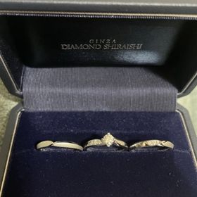 【銀座ダイヤモンドシライシの口コミ】 自分の名前からダイヤモンドリリーというデザインの婚約指輪を選んでもら…