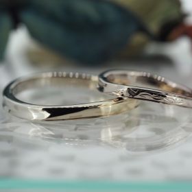 【Antille(アンティール)の口コミ】 今回は、たくさんある指輪のデザインや金属の種類の中から自分達が選択し…