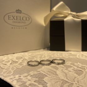 【エクセルコダイヤモンド(EXELCO DIAMOND)の口コミ】 様々なデザインの指輪を提案してくださって、どれも可愛く悩みました。お…