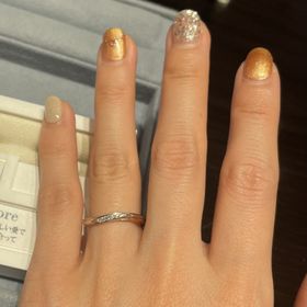【ケイウノ ブライダル(K.UNO BRIDAL)の口コミ】 プラチナ以外のカラーも入った指輪を探しておりました。カラー部分のさり…