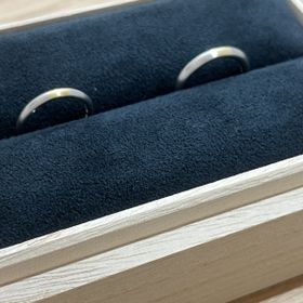 【出雲結(いずもゆい)の口コミ】 婚約指輪と同じく、『絆結』というデザインで揃えました！お店のコンセプ…