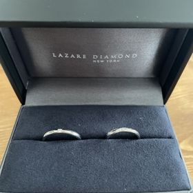 【ラザール ダイヤモンド(LAZARE DIAMOND)の口コミ】 ラザールダイヤモンドの結婚指輪は、洗練されたデザインと高い品質が魅力…