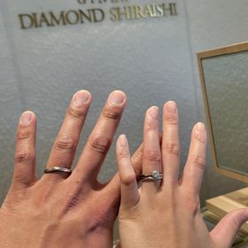 【銀座ダイヤモンドシライシの口コミ】 私が選んだのはエンジェルラダーでした。婚約者が選んだのはイリュミティ…