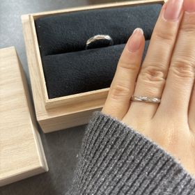 【出雲結(いずもゆい)の口コミ】 出雲大社のしめ縄をイメージした指輪です！溝があるので汚れるかなと心配…