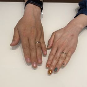 【LUCIE(ルシエ)の口コミ】 アンティーク風なデザインで結婚指輪っぽくない所が気に入って購入しまし…