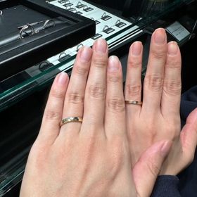 【ラザール ダイヤモンド(LAZARE DIAMOND)の口コミ】 プラチナ一択でずっと探してたところに見つけたコンビのこちらの商品！急…