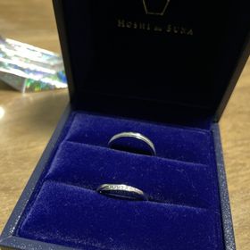 【HOSHI no SUNA 星の砂(ほしのすな)の口コミ】 シンプルなデザインでストーンが複数付いているところがすごく気に入った…