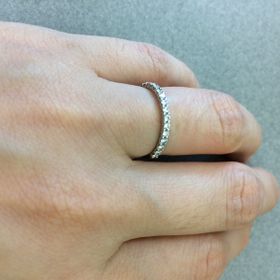 【TASAKI(タサキ)の口コミ】 ハーフエタニティでさがしていました。婚約指輪もTASAKIさんのものを購入…