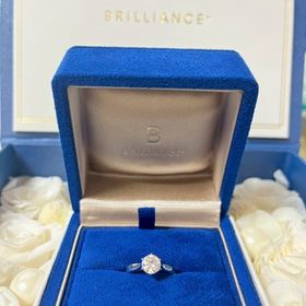 【BRILLIANCE+(ブリリアンスプラス)の口コミ】 ダイヤモンドの大きさを大きくしてしっかりと予算を使い、シンプルなリン…