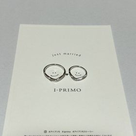 【アイプリモ(I-PRIMO)の口コミ】 細めのデザインなので、ダイヤモンドの数が多くても華奢で綺麗に見えます…