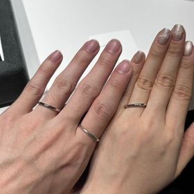 【ラザール ダイヤモンド(LAZARE DIAMOND)の口コミ】 自分の骨格などからウェーブ系がいいかな〜と思いつつ様々な形状を試着し…