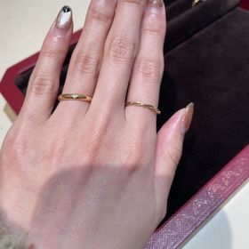 【カルティエ(Cartier)の口コミ】 ゴールドの指輪を探しており、SNSで検索したところカルティエの指輪を選ん…
