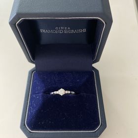 【銀座ダイヤモンドシライシの口コミ】 彼にプロポーズ用のダイヤをもらい、リングのデザインは2人で店舗に行って…