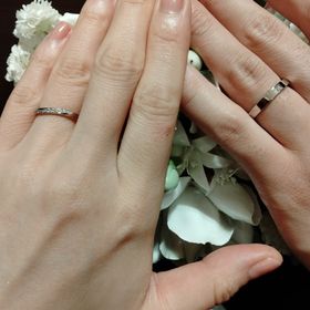 【TANZO.(鍛造指輪)の口コミ】 ダイヤが美しい。他のお店のダイヤは光沢が乏しいか、輝きすぎて、ダイヤ…