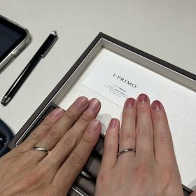 【アイプリモ(I-PRIMO)の口コミ】 お互いのこだわりとして、鍛造作りでシンプルなものが良いという前提で指…