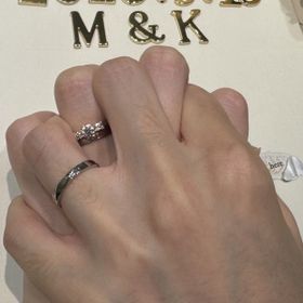 【アイプリモ(I-PRIMO)の口コミ】 彼がシンプルなもの、私がシンプルすぎないけれどできるだけ2人のデザイン…