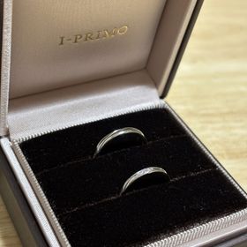 【アイプリモ(I-PRIMO)の口コミ】 シンプルながらお揃いのラインが入っていることでペア感を感じられるのが…