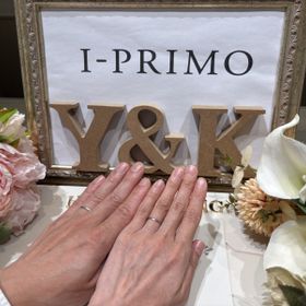 【アイプリモ(I-PRIMO)の口コミ】 シンプルなデザインで、幅が太すぎず、細すぎず、とてもしっくりくる指輪…