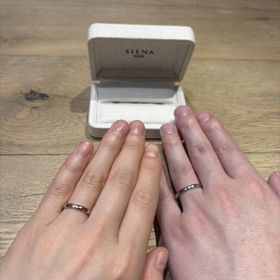 【SIENAROSE(シエナロゼ)の口コミ】 ロゼチナというシエナロゼでしか取り扱っていない素材が選べて、プラチナ…
