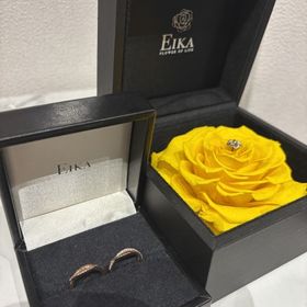 【EIKA(エイカ)の口コミ】 リボンの様に滑らかな２本のラインが可愛らしく、片方にだけ並んでいる細…