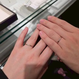 【アイプリモ(I-PRIMO)の口コミ】 主張しすぎないダイヤモンドや好みのマットな質感、太さもあまり目立たず…