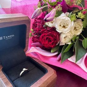 【TANZO.(鍛造指輪)の口コミ】 鍛造製法で作られた唯一無二の指輪になります。デザイン、大きさ、ダイヤ…