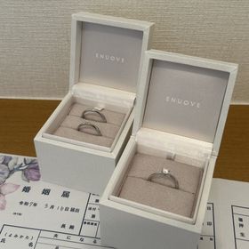 【ENUOVE(イノーヴェ)の口コミ】 店内の指輪を一通り見せてもらって、何個か試着もしたのですが、結局一周…