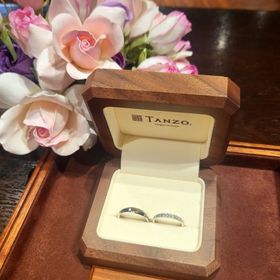 【TANZO.(鍛造指輪)の口コミ】 指輪をもらったとき、思っていた以上にダイヤモンドがキラキラと輝いてい…