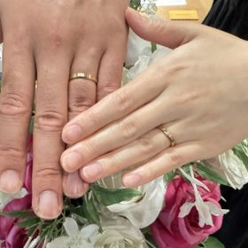 【TANZO.(鍛造指輪)の口コミ】 ゴールドにしましたが、イエローゴールドとヘアライン加工を追加したので…