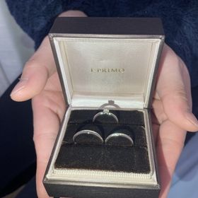 【アイプリモ(I-PRIMO)の口コミ】 アイプリモさんの婚約指輪をいただいたので、せっかくなら結婚指輪も同じ…