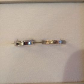 【atelier Kiona(アトリエキオナ)の口コミ】 妻はプラチナ、私は肌馴染みのいいホワイトゴールドが良いとおもっていた…